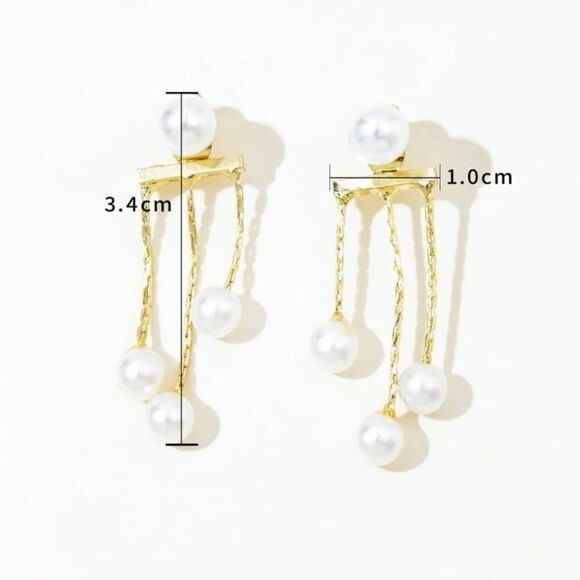 5/$25 FAUX PEARL DANGLE - Picture 3 of 5